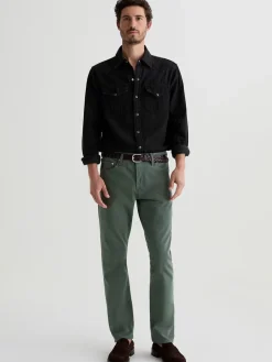 AG Jeans Everett Sueded in Cypress Green