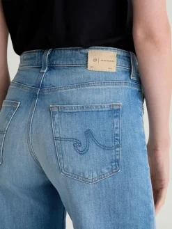 AG Jeans Saige Wide Leg Mid-Rise in 18 Years Bisou
