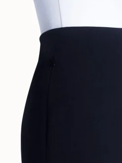 Akris Punto Jersey Stretch Skirt in Black