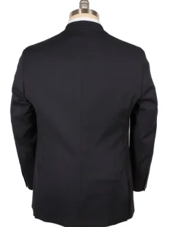 Atelier Munro Dark Blue Stretch Wool Blazer