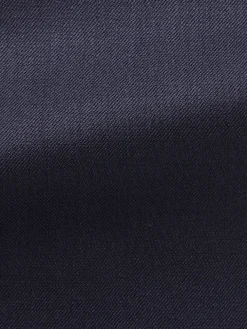 Atelier Munro Midnight Blue Twill 4-Season Wool Stretch Suit