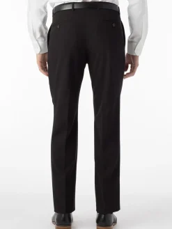 Ballin Connor Comfort 'EZE' Modern Flat Front Pant in Black