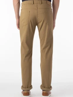 Ballin Crescent Modern 5 Pocket Twill Pants in British Tan