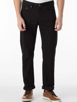 Ballin Crescent Modern 5 Pocket Twill Pants in Black