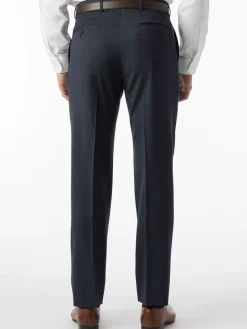 Ballin Theo Comfort 'EZE' Modern Flat Front Pant in Navy Mix