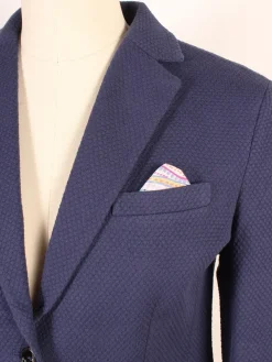 Circolo 1901 Honeycomb Short Jacket in Navy