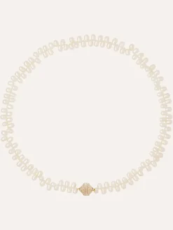 Clara Williams Freshwater Drop Pearl Mini Necklace