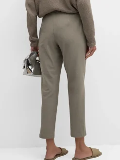 Eileen Fisher Washable Stretch Crepe Pant in Dove