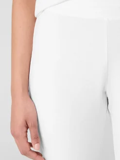 Eileen Fisher Washable Stretch Crepe Pant in White