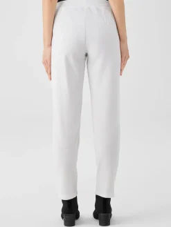 Eileen Fisher Washable Stretch Crepe Pant in White