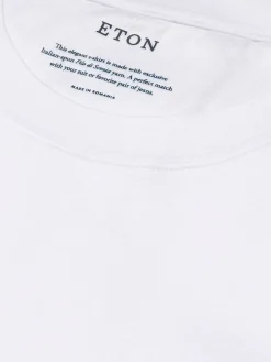 Eton Filo di Scozia T-Shirt in White