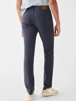 Faherty Brand Stretch Terry 5-Pocket Pant in Navy
