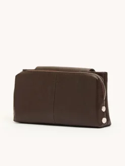 Hammitt Los Angeles Charlotte Small in Espresso Pebble/Silver