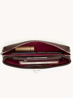 Hammitt Los Angeles Charlotte Small in Espresso Pebble/Silver
