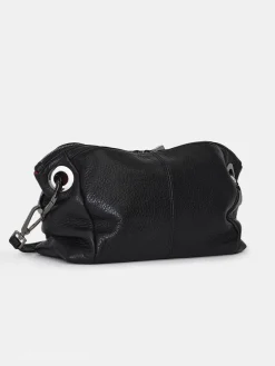 Hammitt Los Angeles Daniel Crossbody Clutch Small in Black/Gunmetal