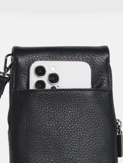 Hammitt Los Angeles VIP Mobile in Black/Gunmetal