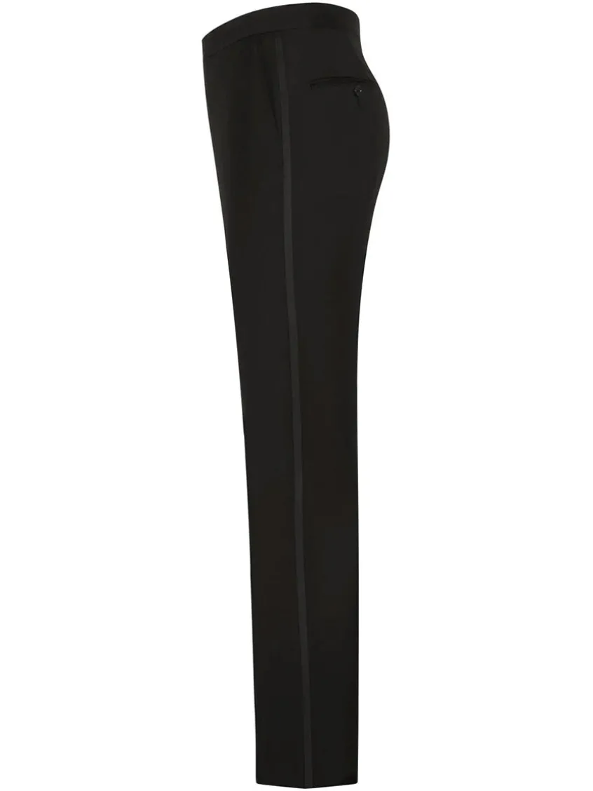 Hickey Freeman (Heritage Gold) Black Peak Lapel B-Body Tuxedo