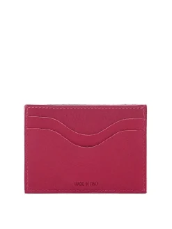 Il Bisonte Baratti Card Case in Cherry Cowhide Leather