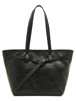 Il Bisonte Elisa Tote in Black Cowhide Leather