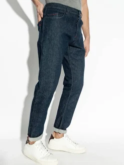 Isaia Barchetta Jean in Dark Indigo