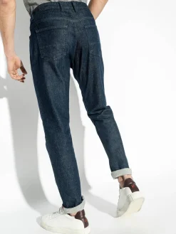 Isaia Barchetta Jean in Dark Indigo