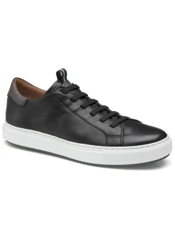 J & M Collection Anson Lace-to-Toe in Black Sheepskin