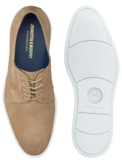 J & M Collection Bolivar Plain Toe in Taupe Italian Suede