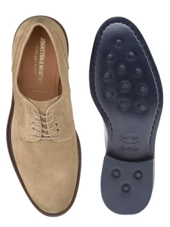 J & M Collection Hartley Plain Toe in Taupe Italian Suede