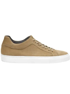 J & M Collection Jared Lace-To-Toe in Taupe Italian Suede