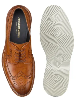 J & M Collection Jenson Longwing in Tan Italian Calfskin
