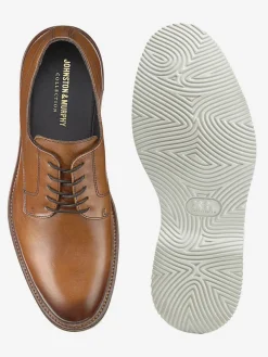J & M Collection Jenson Plain Toe in Tan European Calfskin