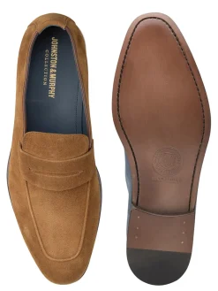 J & M Collection Taylor Penny in Snuff Italian Suede