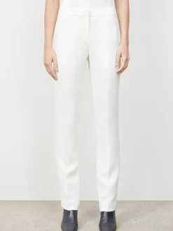 Lafayette 148 New York Finesse Crepe Barrow Pant in Cloud