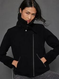 Lisa Todd No Limits Moto Jacket in Black