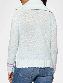 Lisa Todd Powder Posh Sweater in Barely Blue