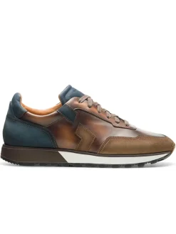 Magnanni Aero in Navy/Brown