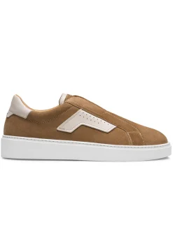 Magnanni Phoenix Slip in Taupe Suede