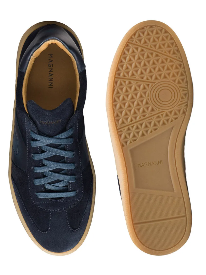 Magnanni Primera in Navy Suede
