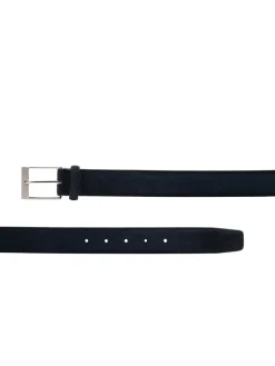 Magnanni Telante Belt in Navy Suede