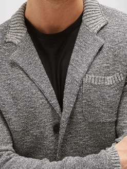 Maurizio Baldassari Portofino Moulinè Cotton Swacket in Black