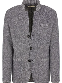 Maurizio Baldassari Portofino Moulinè Cotton Swacket in Black