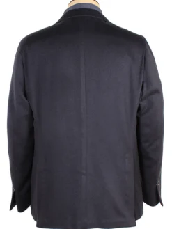 Maurizio Baldassari Soft 2-Button Blazer in Dark Blue
