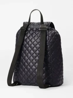 MZ Wallace Astor Backpack in Black Oxford