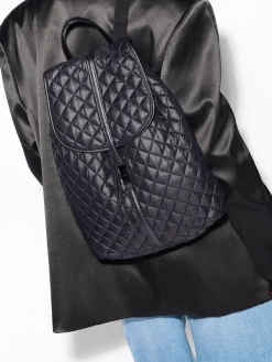 MZ Wallace Astor Backpack in Black Oxford