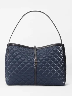 MZ Wallace Astor East West Tote in Ink Liquid Oxford