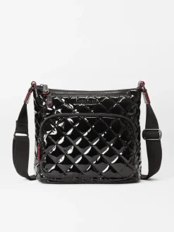 MZ Wallace Metro Scout Deluxe in Black Lacquer Oxford