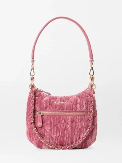 MZ Wallace Mini Crosby Sienna in Petal Velvet