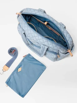 MZ Wallace Nik Duffel in Seersucker Oxford