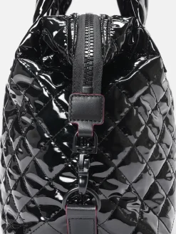 MZ Wallace Small Sutton Deluxe in Black Lacquer Oxford