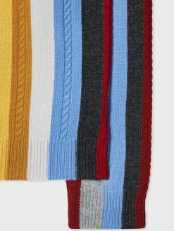Paul Smith Cashmere-Blend Signature Stripe Sweater in Multi